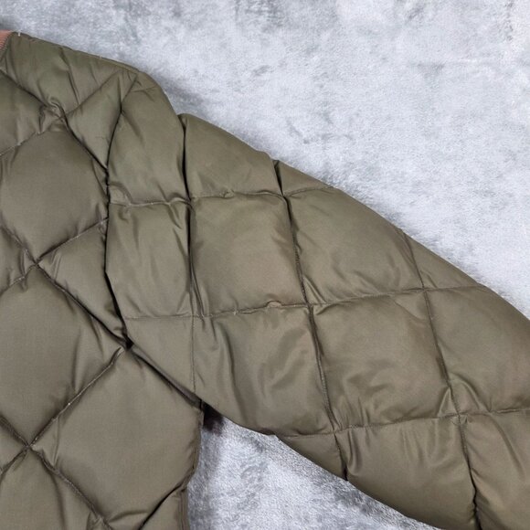 Vintage Eddie Bauer Jacket Mens Medium Green Goose Down Quilted Puffer 50s 60s - Picture 13 of 16